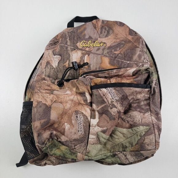 Cabela's Advantage Timber Green Outdoor Hunting Hiking Camping Camo Backpack
